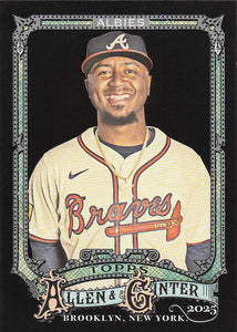2025 Topps Allen & Ginter X Baseball Ozzie Albies #56