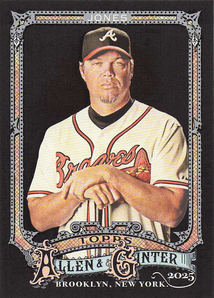 2025 Topps Allen & Ginter X Baseball Chipper Jones #36