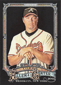 2025 Topps Allen & Ginter X Baseball Chipper Jones #36