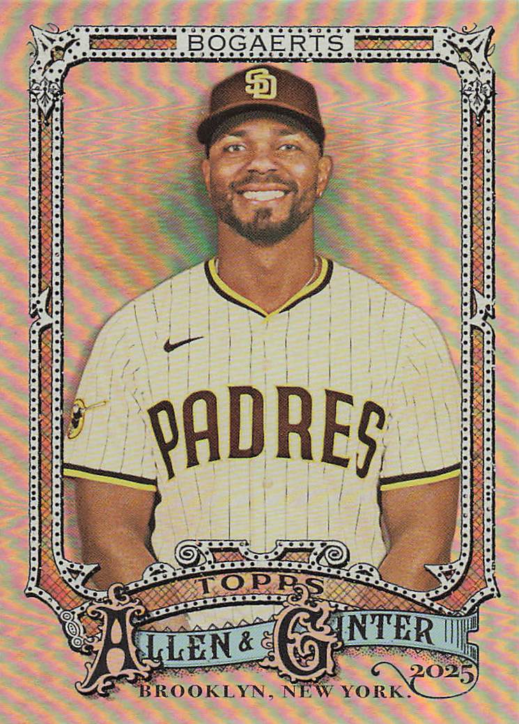 2025 Topps Allen & Ginter Baseball Silver Portrait Xander Bogaerts #229