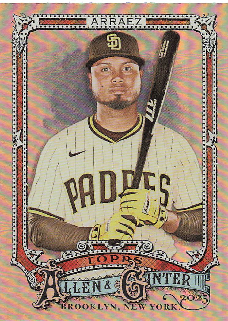 2025 Topps Allen & Ginter Baseball Silver Portrait Luis Arraez #96