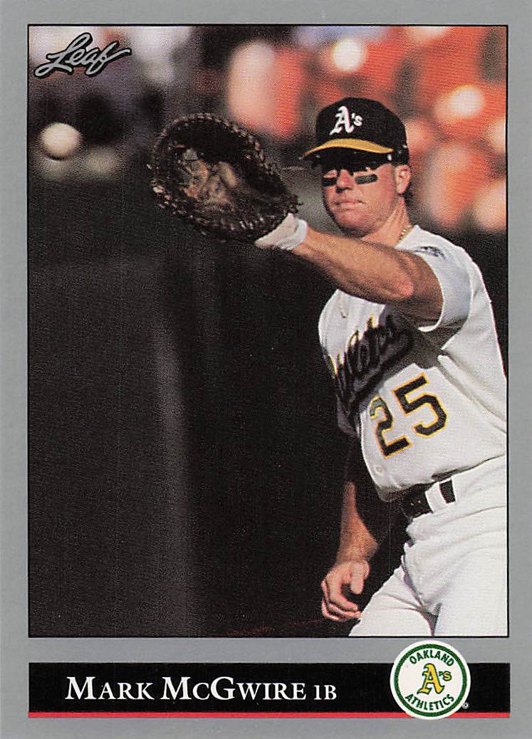 1992 Leaf Baseball Mark McGwire #16