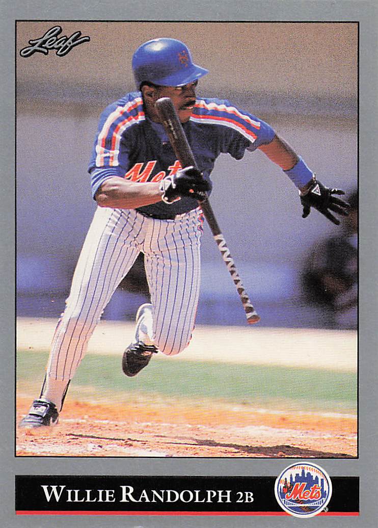 1992 Leaf Baseball Willie Randolph #240