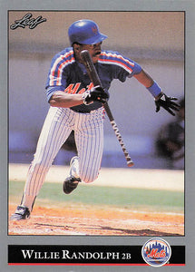 1992 Leaf Baseball Willie Randolph #240