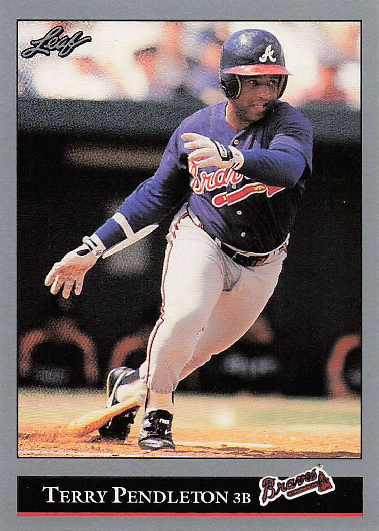 1992 Leaf Baseball Terry Pendleton #245