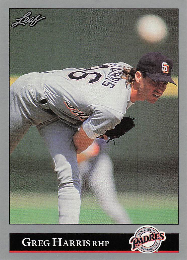 1992 Leaf Baseball Greg Harris #10