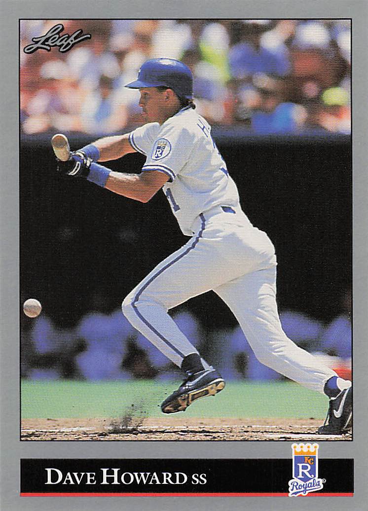 1992 Leaf Baseball Dave Howard #4