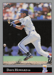 1992 Leaf Baseball Dave Howard #4