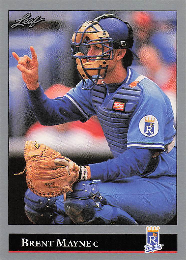 1992 Leaf Baseball Brent Mayne #200