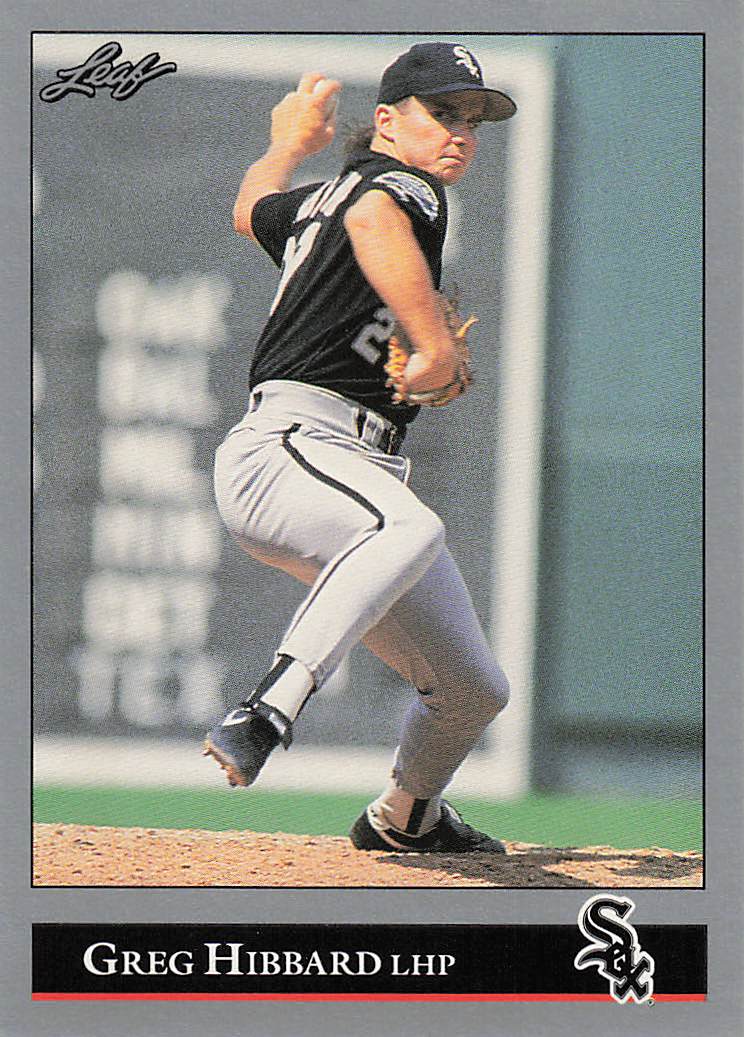 1992 Leaf Baseball Greg Hibbard #169
