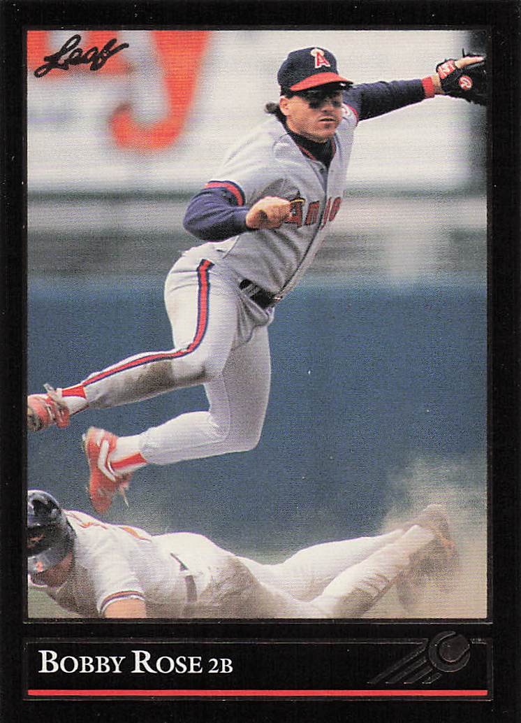 1992 Leaf Baseball Black Gold Bobby Rose #250