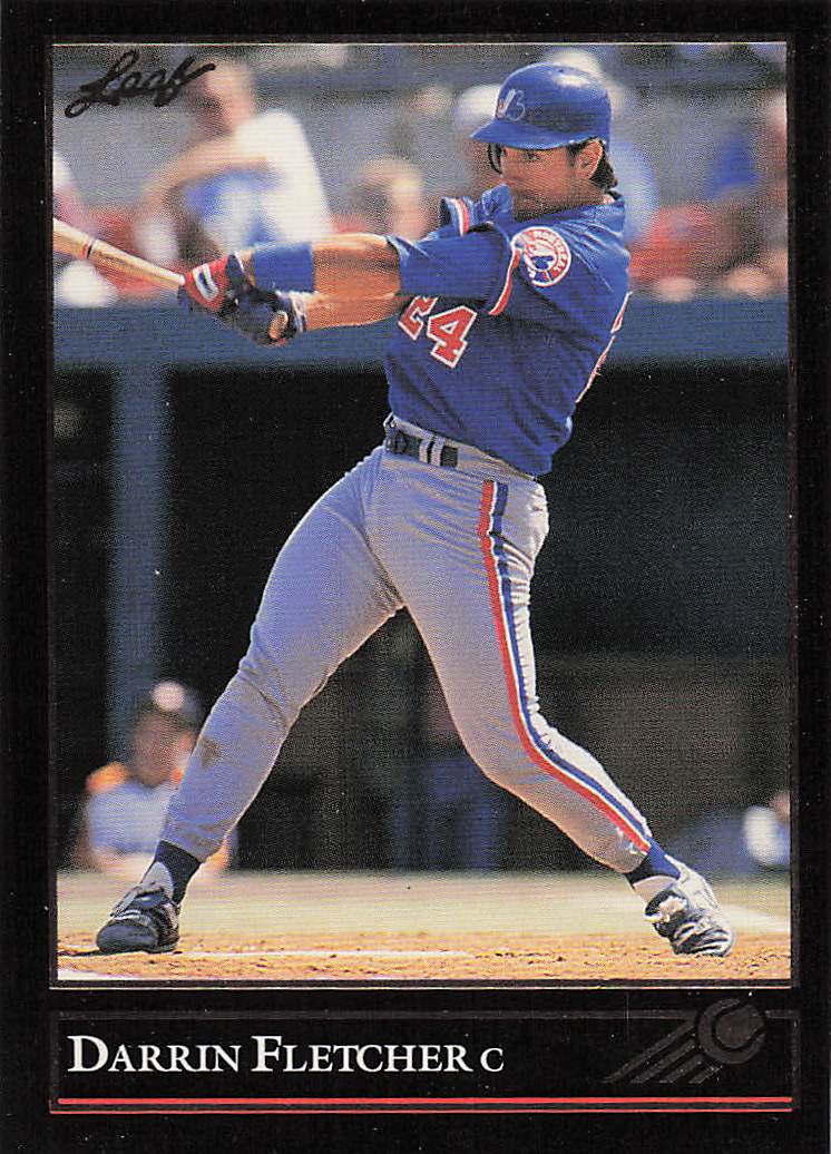 1992 Leaf Baseball Black Gold Darrin Fletcher #264