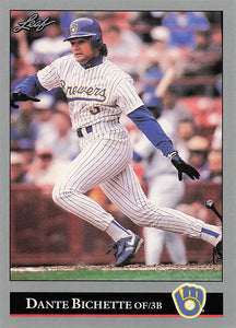 1992 Leaf Baseball Dante Bichette #134