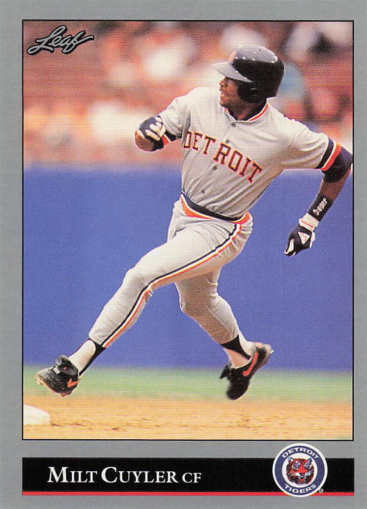 1992 Leaf Baseball Milt Cuyler #75
