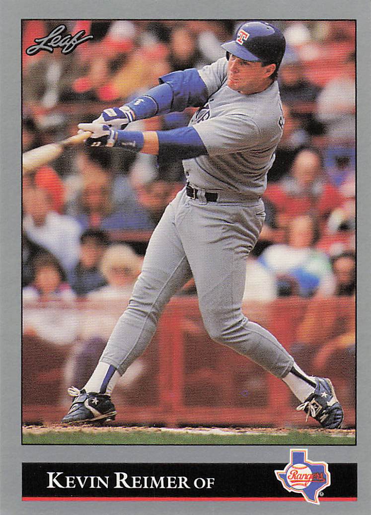 1992 Leaf Baseball Kevin Reimer #93