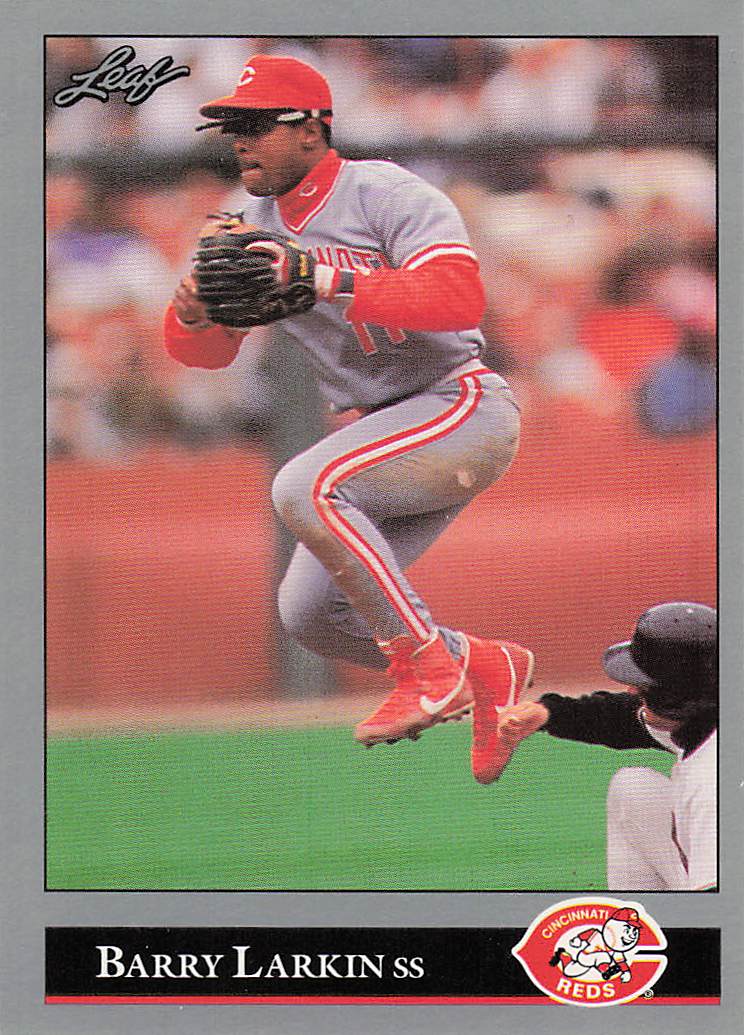 1992 Leaf Baseball Barry Larkin #73