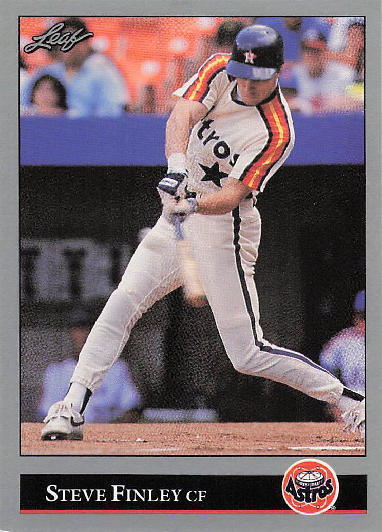 1992 Leaf Baseball Steve Finley #66