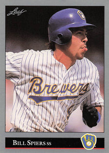 1992 Leaf Baseball Bill Spiers #106