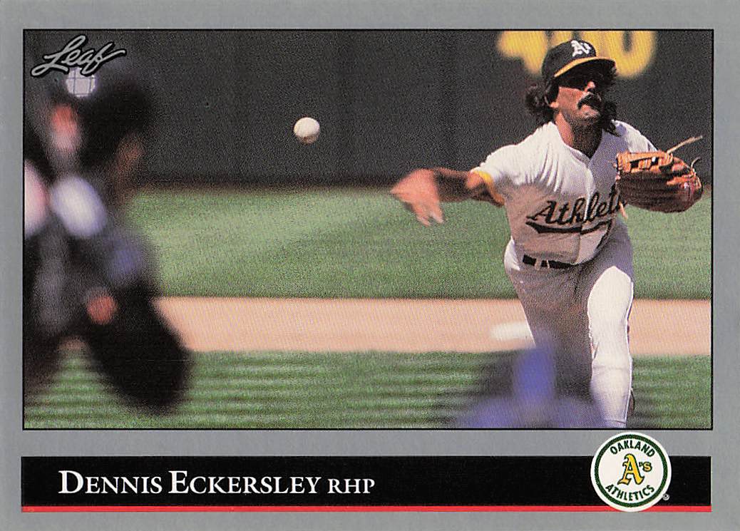 1992 Leaf Baseball Dennis Eckersley #100