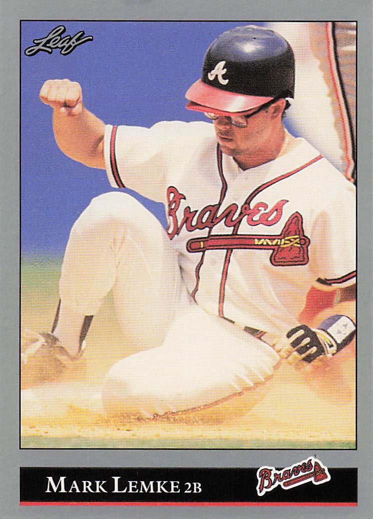 1992 Leaf Baseball Mark Lemke #94