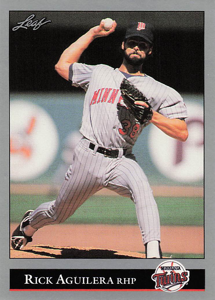 1992 Leaf Baseball Rick Aguilera #34