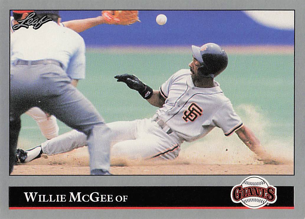 1992 Leaf Baseball Willie McGee #47