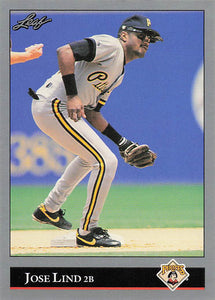 1992 Leaf Baseball Jose Lind #175