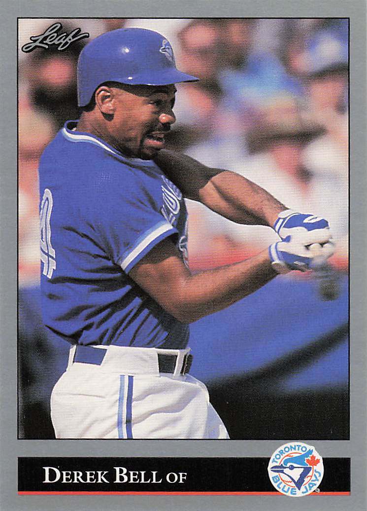 1992 Leaf Baseball Derek Bell #243