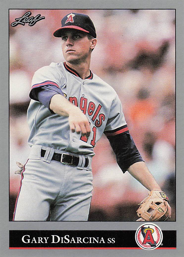 1992 Leaf Baseball Gary DiSarcina #48