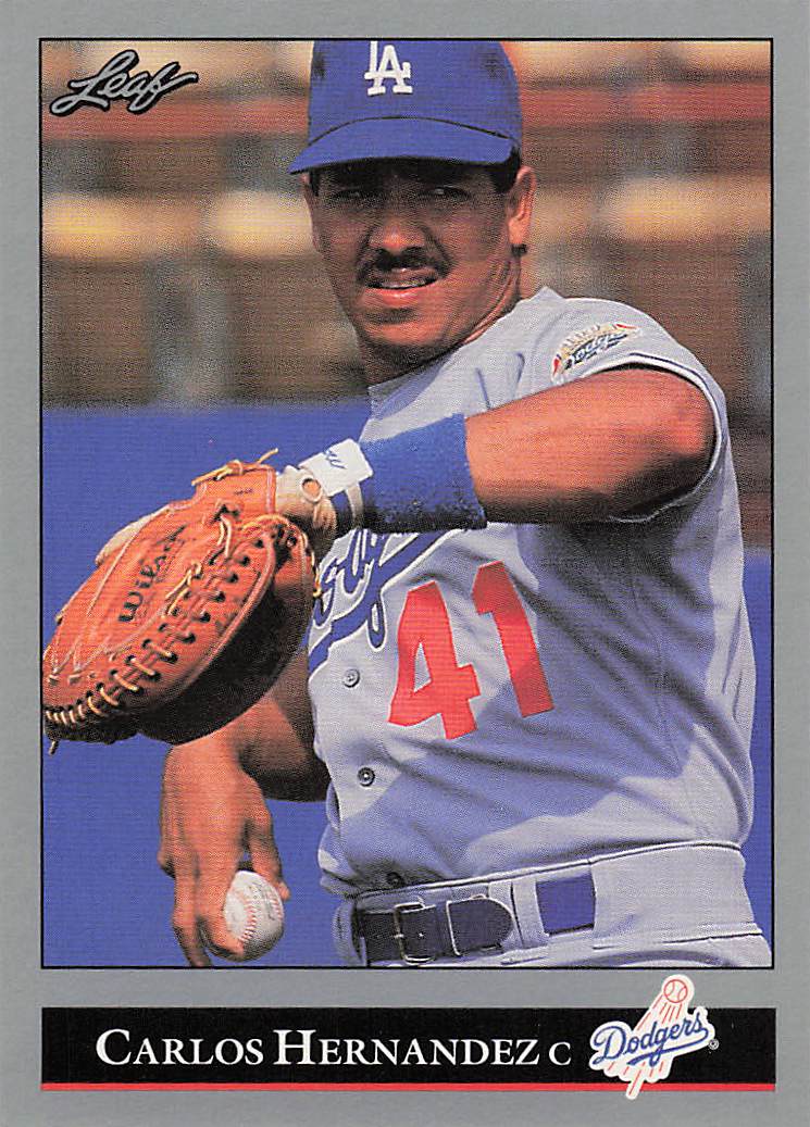 1992 Leaf Baseball Carlos Hernandez #54