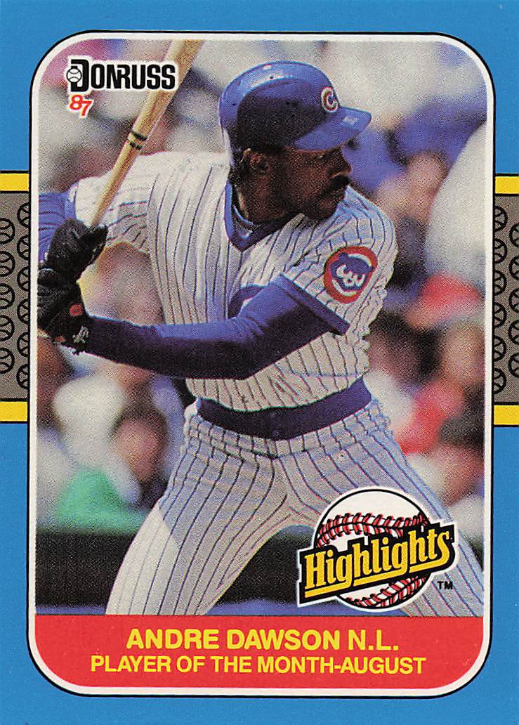 1987 Donruss Highlights Baseball Andre Dawson #31