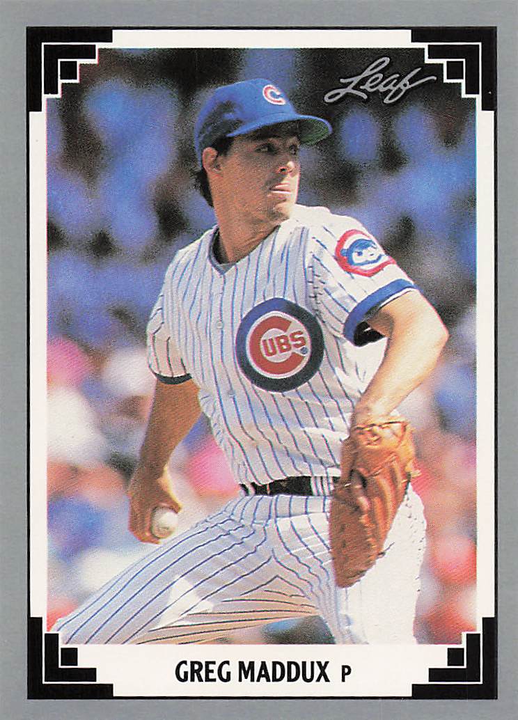 1991 Leaf Baseball Greg Maddux #127