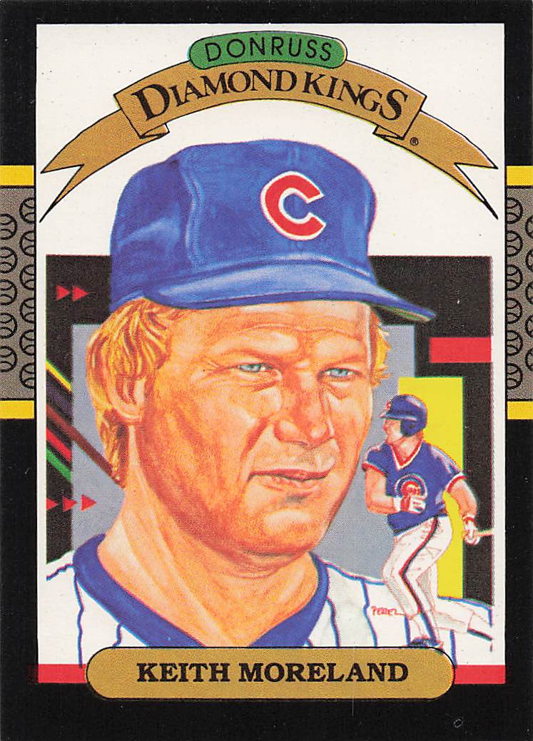 1987 Leaf Baseball Keith Moreland #24
