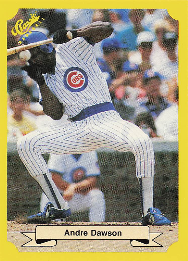 1987 Classic Update Yellow Baseball Andre Dawson #124