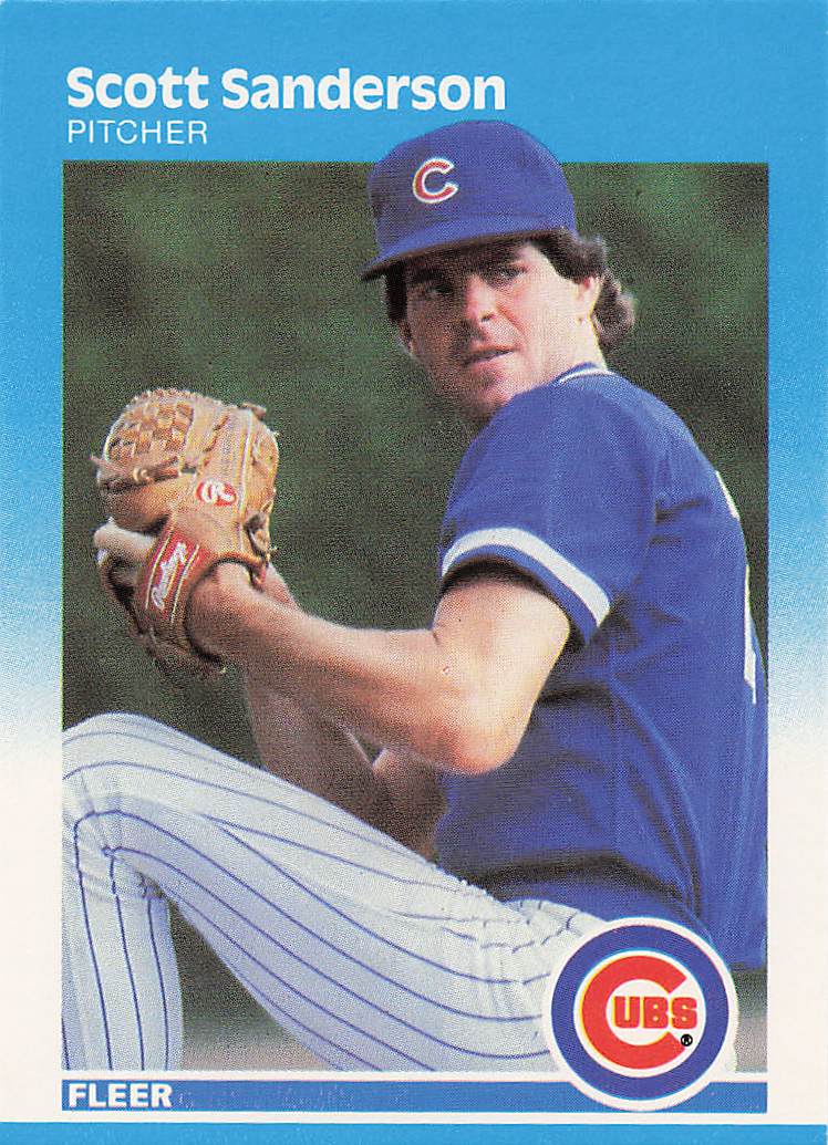 1987 Fleer Baseball Scott Sanderson #573