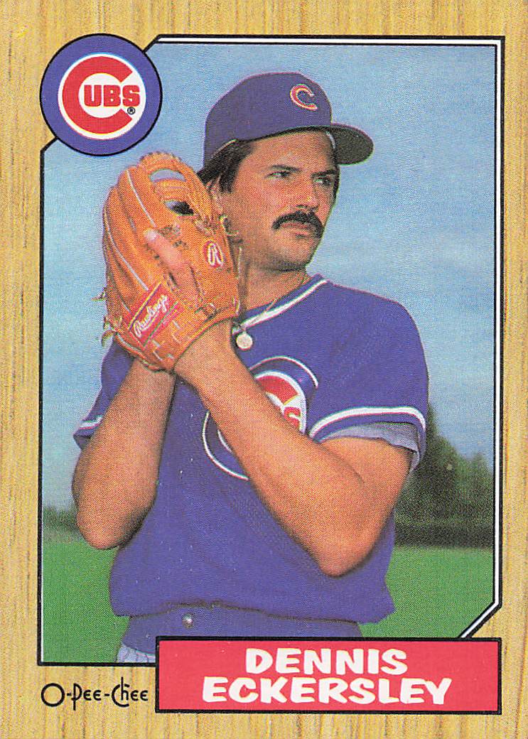 1987 Topps Baseball Dennis Eckersley #459
