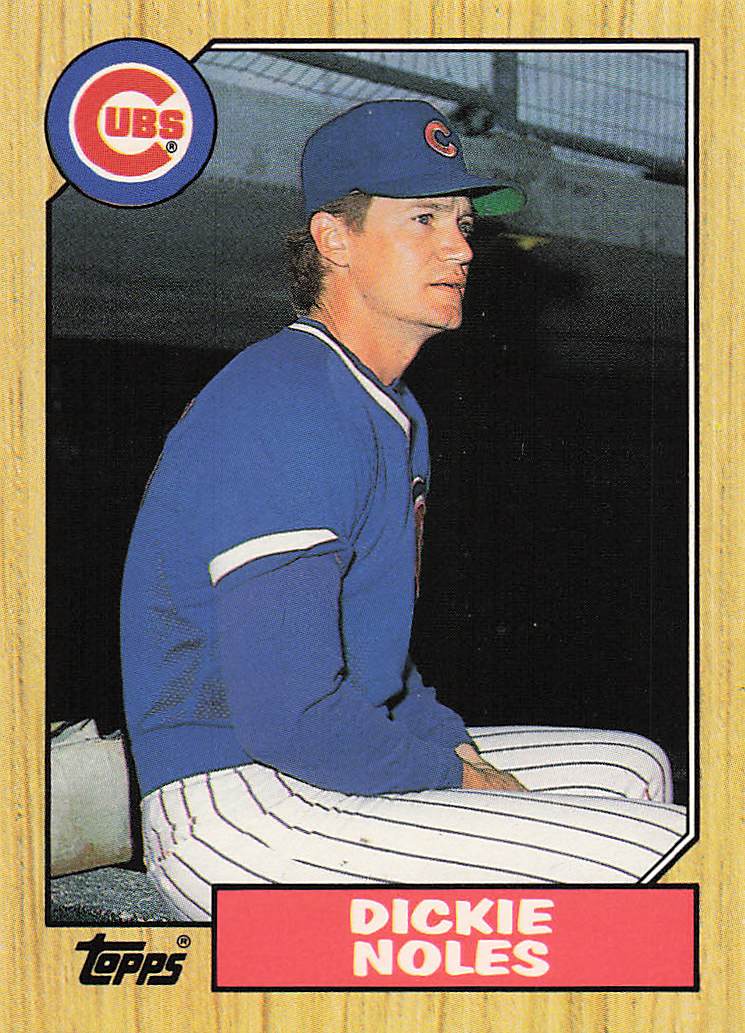 1987 Topps Traded Baseball Dickie Noles #92T