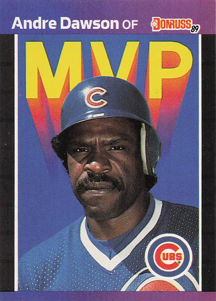 1989 Donruss Baseball Bonus MVP's Andre Dawson #BC-8d