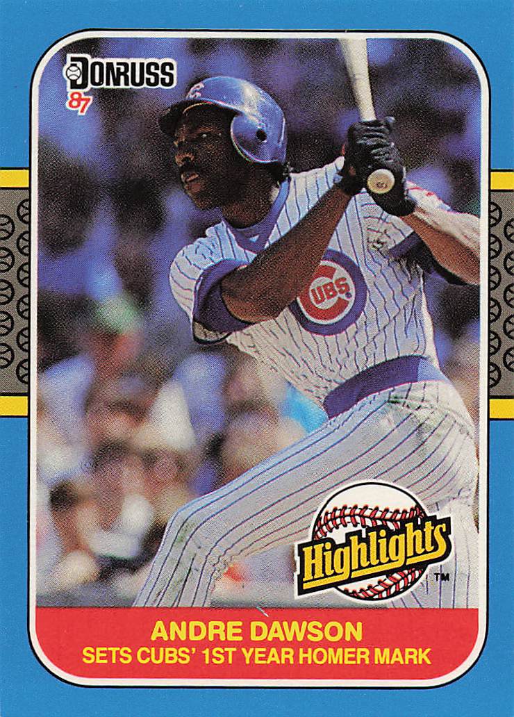 1987 Donruss Highlights Baseball Andre Dawson #28