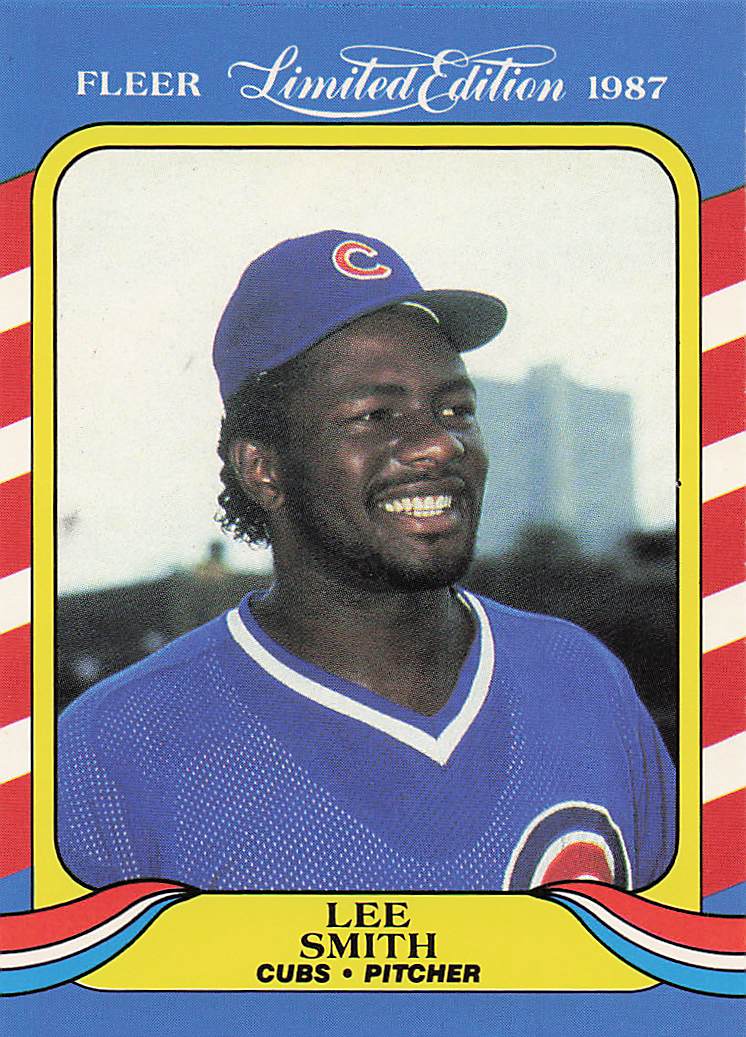 1987 Fleer Limited Edition Baseball Lee Smith #39