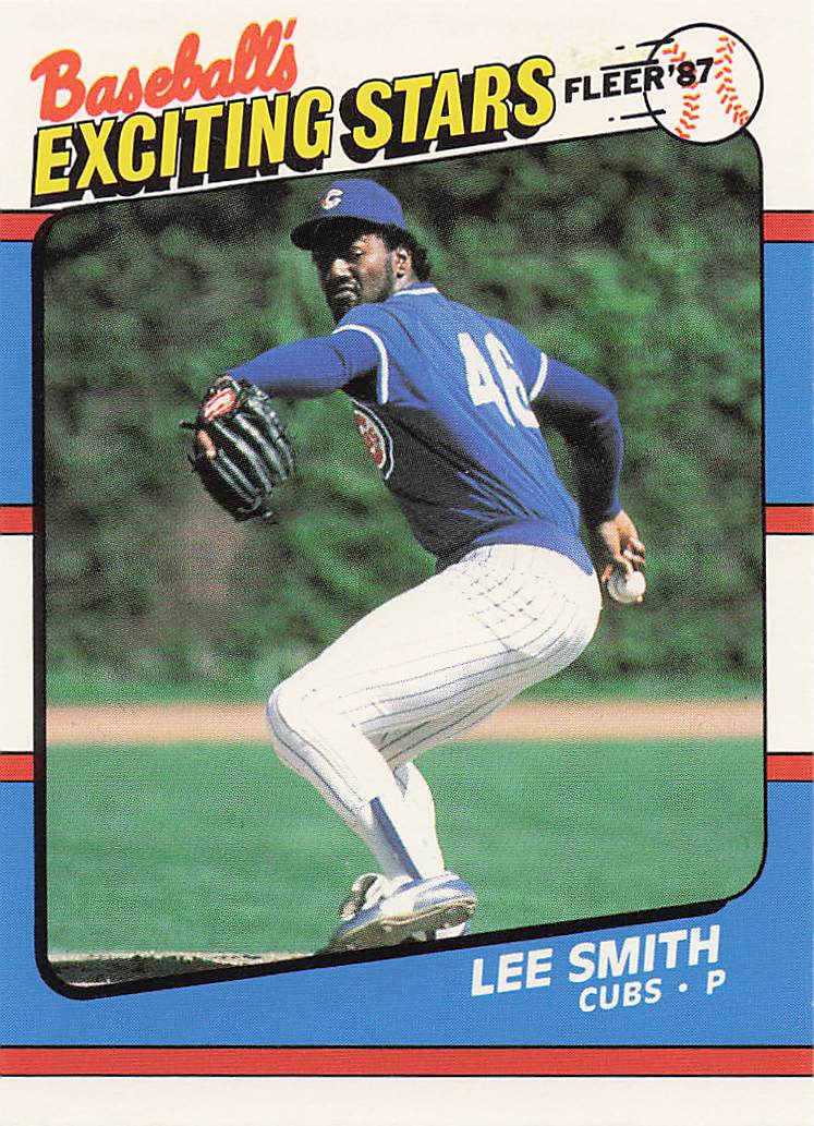1987 Fleer Baseball's Exciting Stars Baseball Lee Smith #39