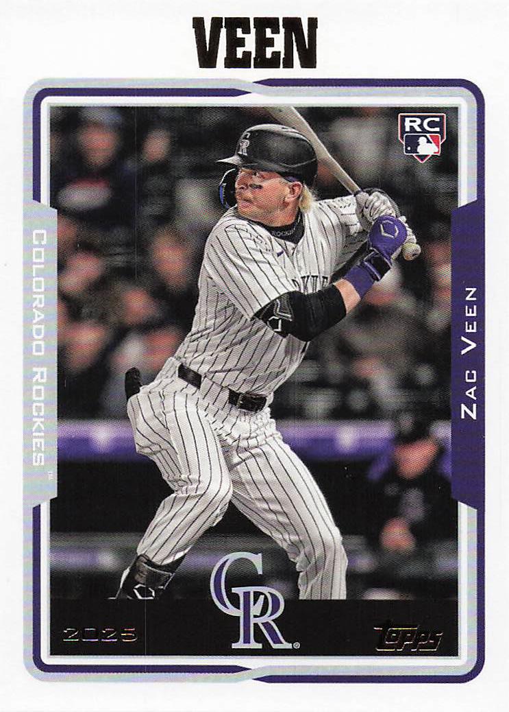 2025 Topps Archives Baseball Zac Veen #280 Rookie
