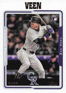 2025 Topps Archives Baseball Zac Veen #280 Rookie