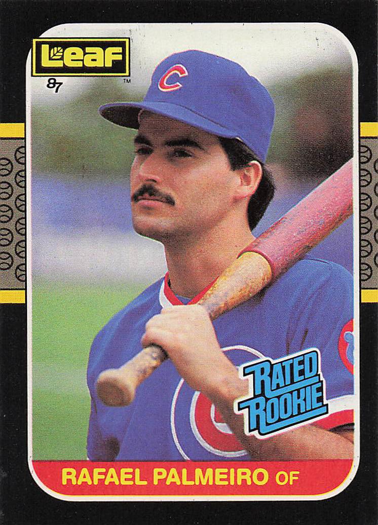 1987 Donruss Baseball Rafael Palmeiro #43 Rookie