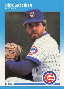 1987 Fleer Baseball Rick Sutcliffe #576