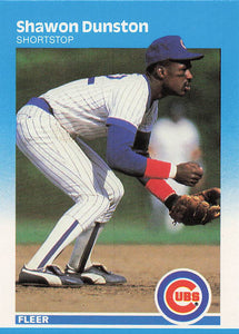 1987 Fleer Baseball Shawon Dunston #561