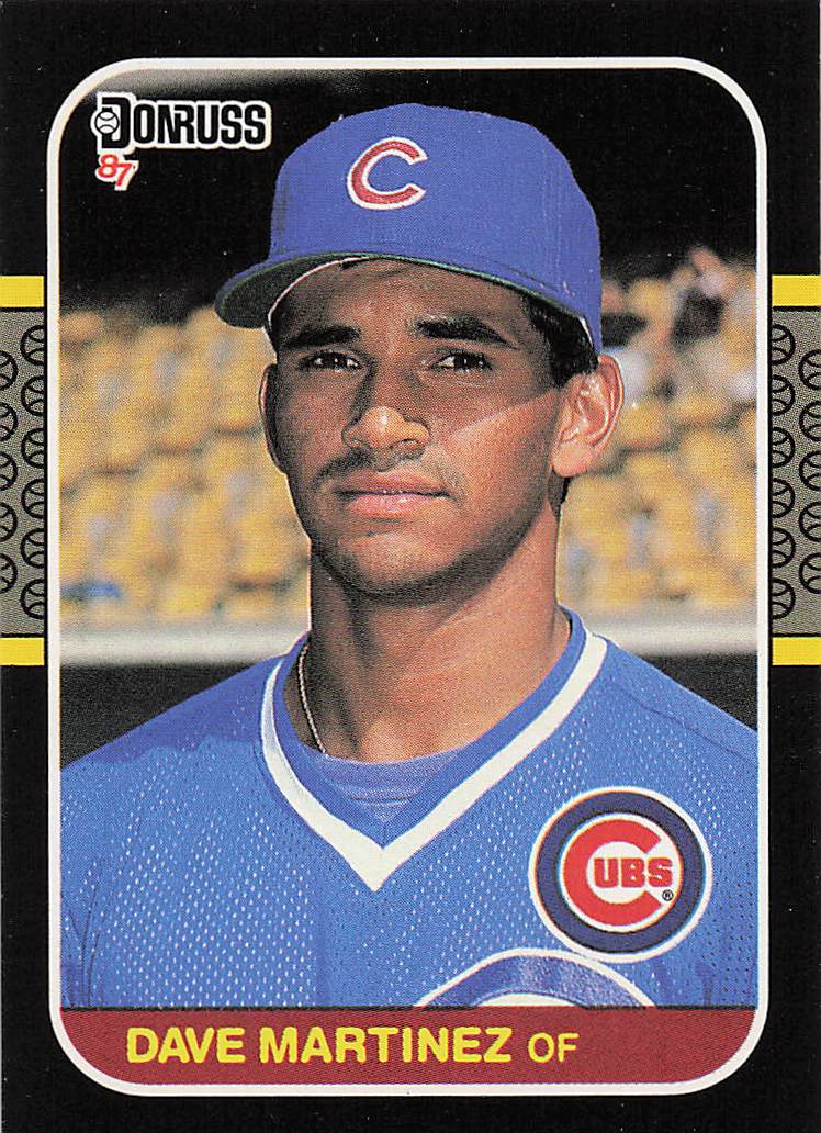1987 Donruss Baseball Dave Martinez #488 Rookie