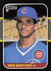 1987 Donruss Baseball Dave Martinez #488 Rookie
