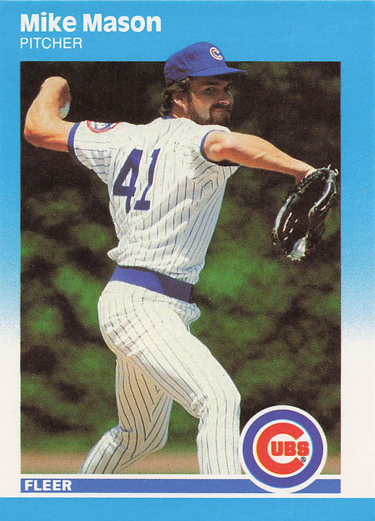 1987 Fleer Update Baseball Mike Mason #U-73