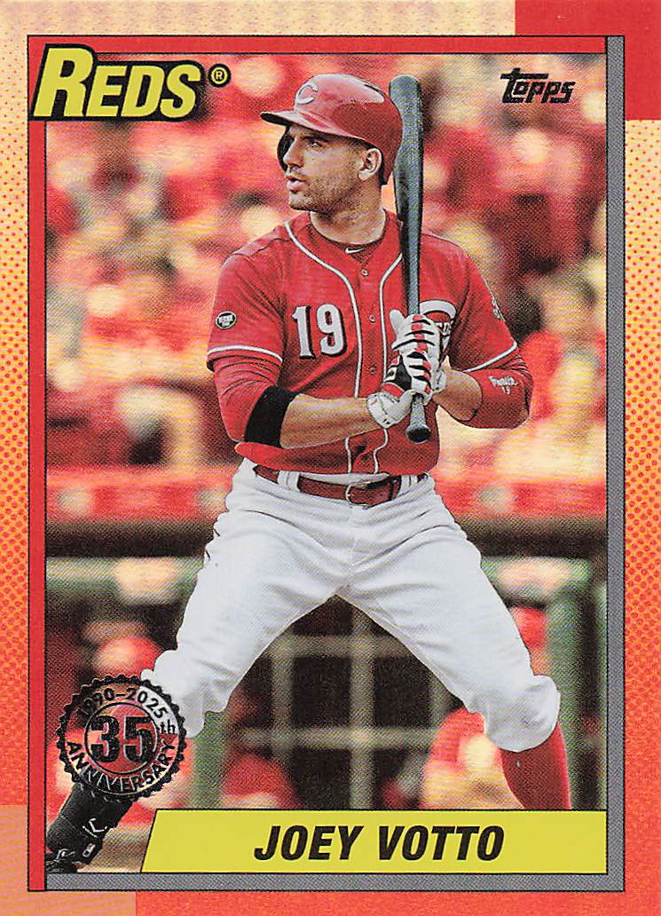 2025 Topps Update Baseball 1990 Topps Joey Votto #U90-42